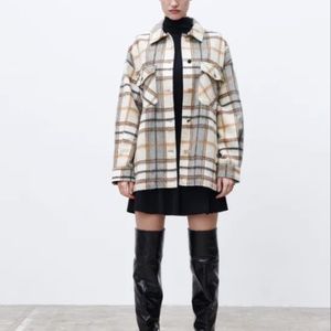 Zara plaid overshirt